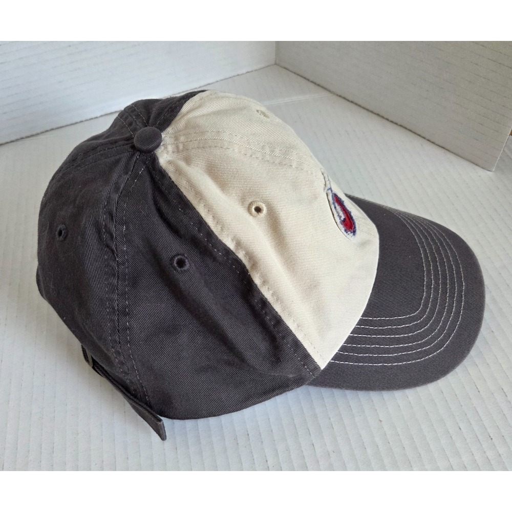 Chicago Cubs Hat Baseball Cap OSFA Gray and Tan Snapback Adjustable Distressed - Picture 5 of 10